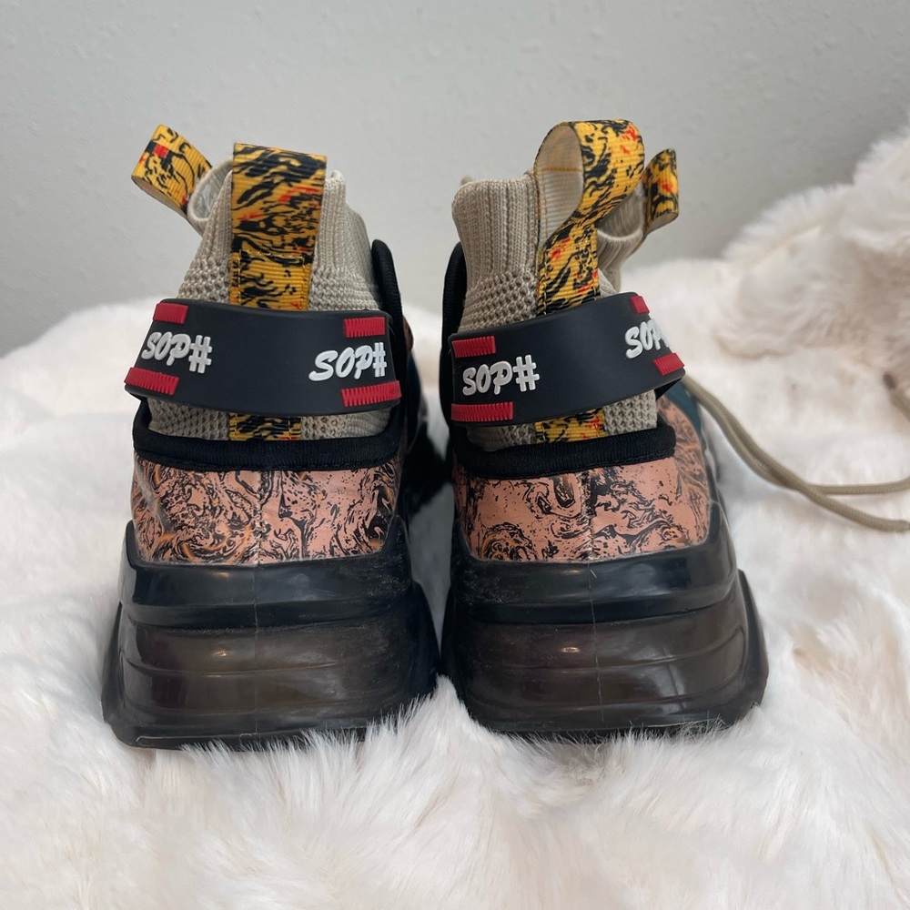 Multicolor Patterned Sneakers - image 3